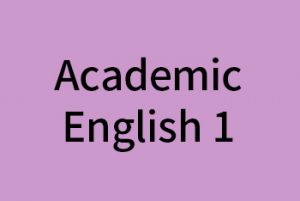 Academic English 1