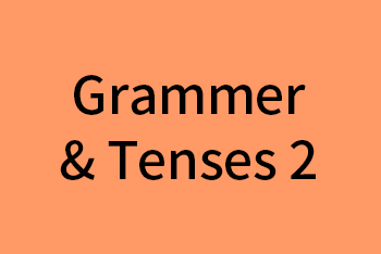 Grammer and Tenses 2