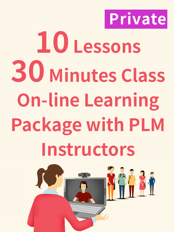 Private On-line Learning Package with PLM Instructors - 10 Lessons - 30 Minutes