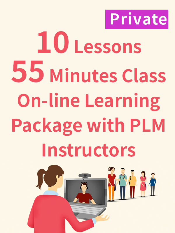 Private On-line Learning Package with PLM Instructors - 10 Lessons - 55 Minutes